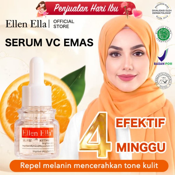 ELLEN ELLA Serum Wajah Vitamin C Pemutih..