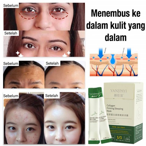 Masker Tidur Kolagen NO-WASH-Beli 1 Ambil 1