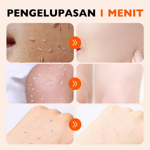 Bleaching Whipped Scrub Facial Body Scrub Exfoliating Gel Pemutih Kulit Pembersih