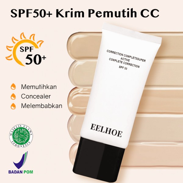 SPF50+ Krim Pemutih CC..