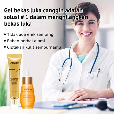 Scar Remover Gel Cream Perawatan Jerawat Whitening Moisturizer Serum Perawatan Kulit