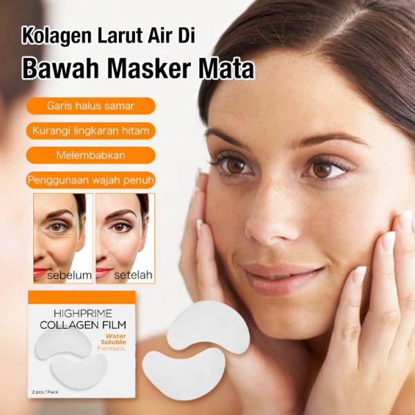 Kolagen Larut Dalam Air Di Bawah Masker Mata