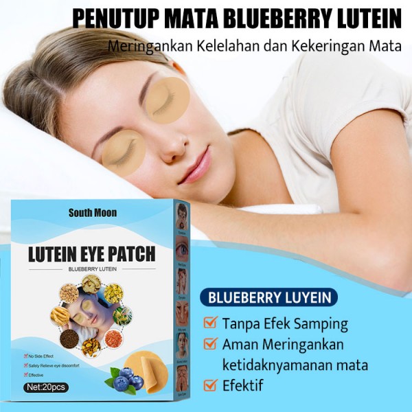 Blueberry Lutein Eye Patch-Meringankan Kelelahan dan Kekeringan Mata