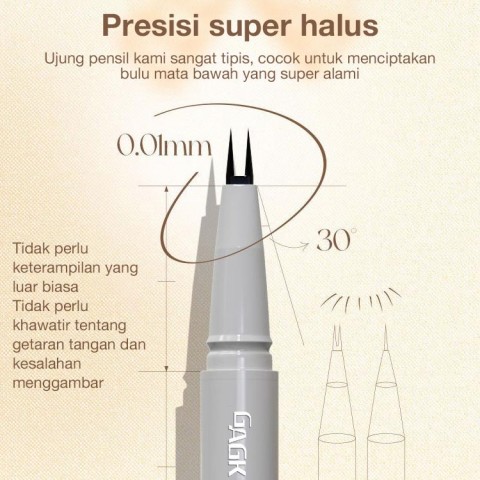 Pensil Bulu Mata Ujung Ganda