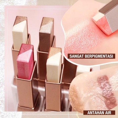 Stik Eyeshadow Dua Warna Gradien Velvet