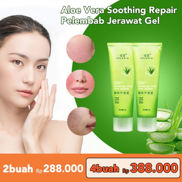 Aloe Vera Soothing Repair Pelembab Jerawat Gel