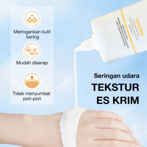 Lotion tabir surya isolasi