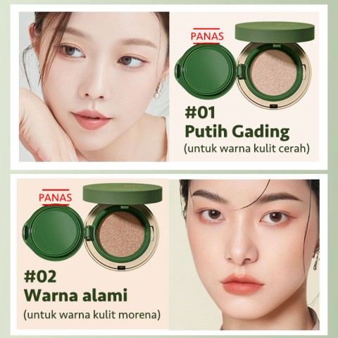 Gaya Panas Korea - Tiga-dalam-satu Concealer Sunscreen Brightening Air Cushion