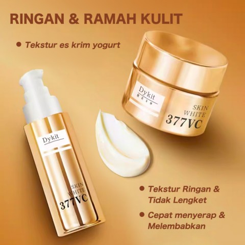 377 Vita C serum dan krim-Memutihkan dalam, menghilangkan melasma, bintik-bintik, bintik matahari, Bekas jerawat, bintik-bintik penuaan