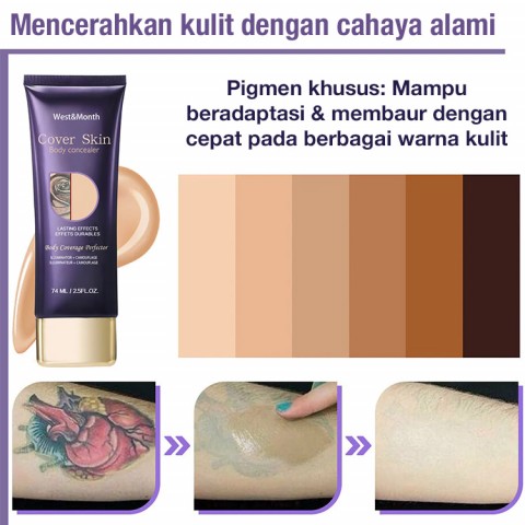 Penutup kulit tubuh concealer
