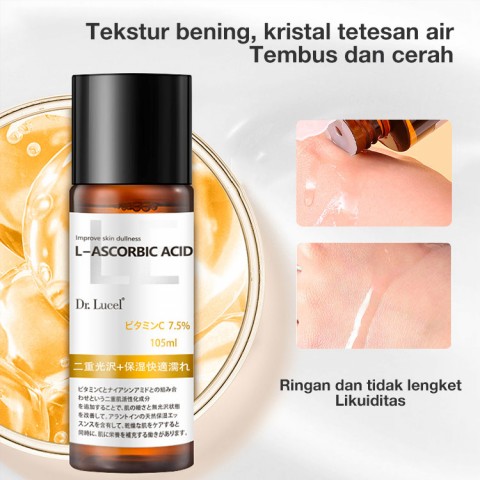 L-Ascorbic Acid Whitening Gloss Perawatan Kulit Combo