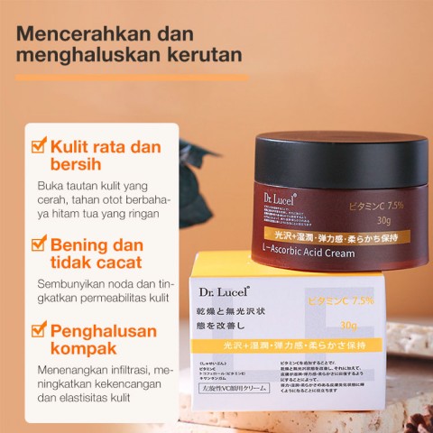 L-Ascorbic Acid Whitening Gloss Perawatan Kulit Combo