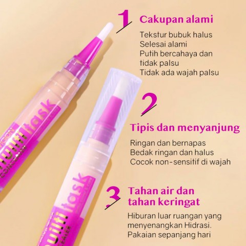 Concealer Bebas Streak Dimensi