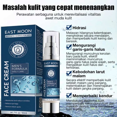 Pelembab Kerut Wajah untuk Pria