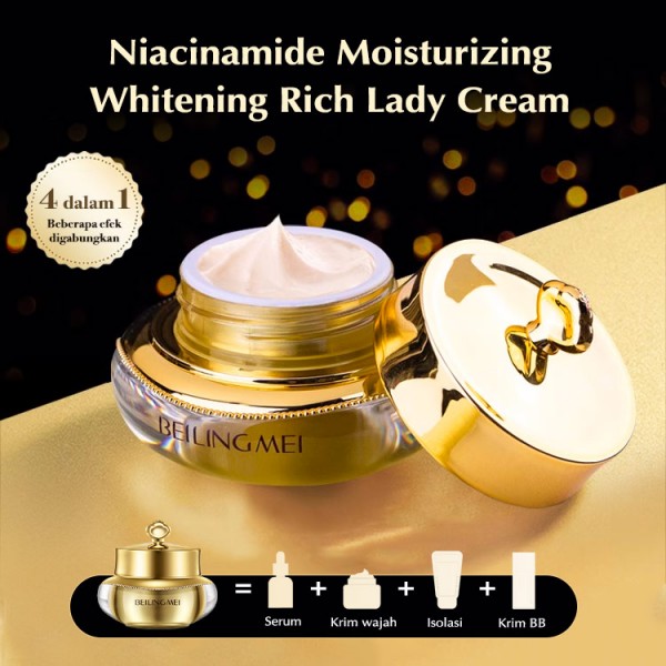 4 in 1 Niacinamide Gold Protein Moisturizing Whitening Lady Cream
