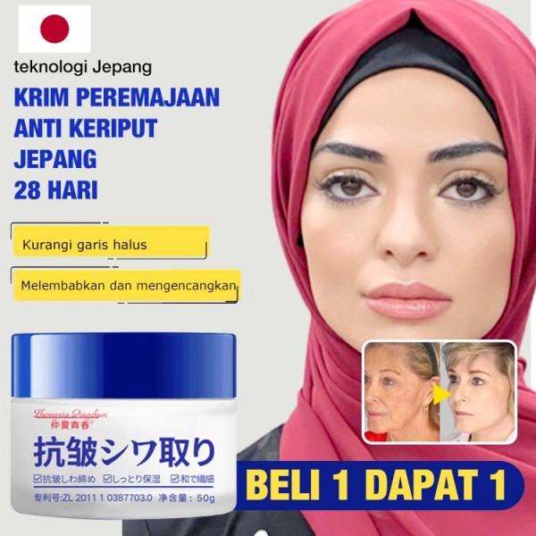 Krim peremajaan anti keriput Jepang 28 h..