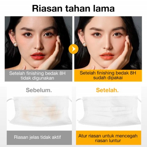 Lotion Air Semprotan Pengaturan Riasan Pengontrol Minyak Tahan Lama