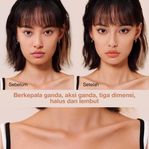 Tongkat kontur highlight ujung ganda alami