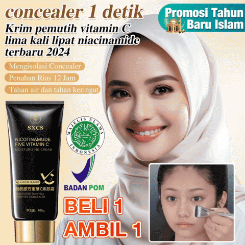 Krim Pemutih Vitamin C Lima Kali Lipat Niacinamide