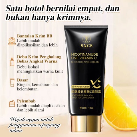 Krim Pemutih Vitamin C Lima Kali Lipat Niacinamide