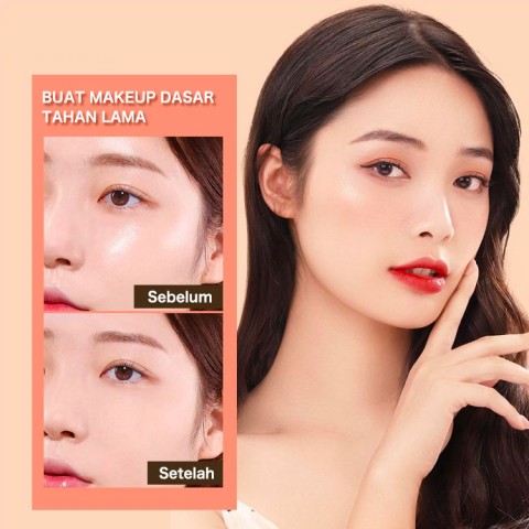 Concealer Sempurna Kontrol Minyak Bedak Wajah-Matte Poreless Dry Wet Penggunaan Ganda