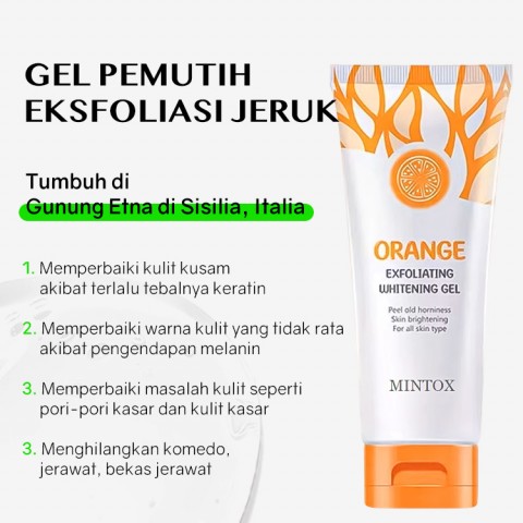 Tersedia untuk seluruh tubuh - gel pembersih eksfoliasi - eksfoliasi, menghilangkan komedo, membersihkan pori-pori