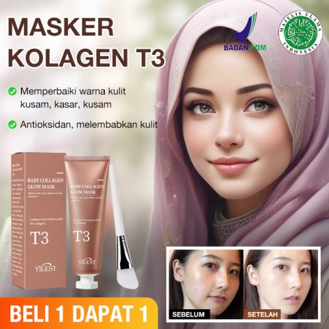 Masker Peel Off Kolagen Bayi T3