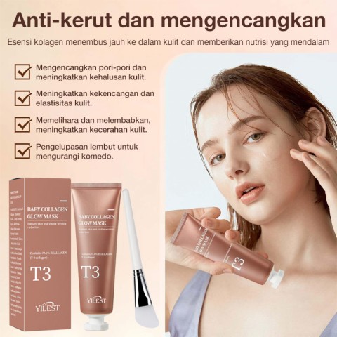 Masker Peel Off Kolagen Bayi T3
