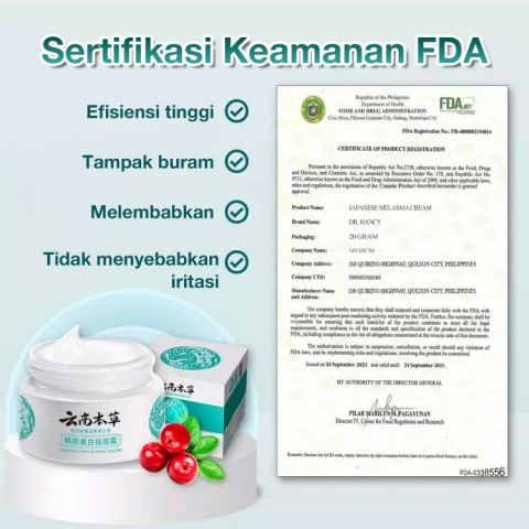 Krim pemutih dan anti bintik