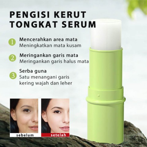 Tongkat Serum Pengisi Kerut-melembabkan, mencerahkan, menghilangkan kerutan