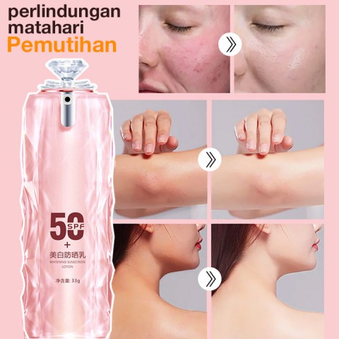 Krim isolasi tabir surya anti-penuaan, pemutih dan pencerah