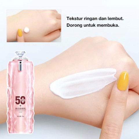Krim isolasi tabir surya anti-penuaan, pemutih dan pencerah