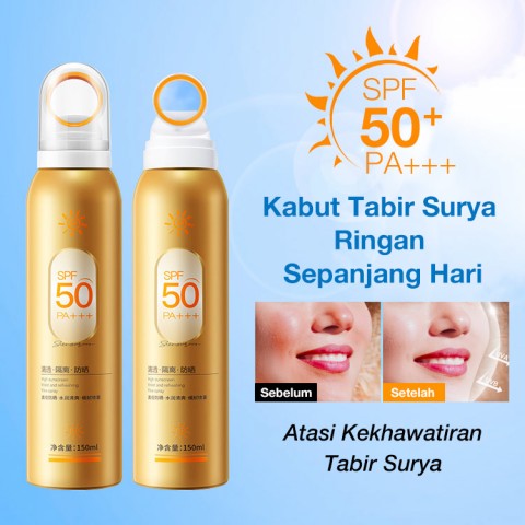 Semprotan tabir surya SPF50