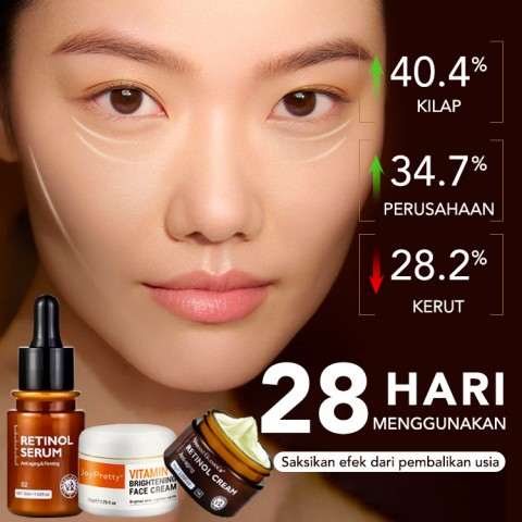 Krim anti penuaan dan krim pemutih VC