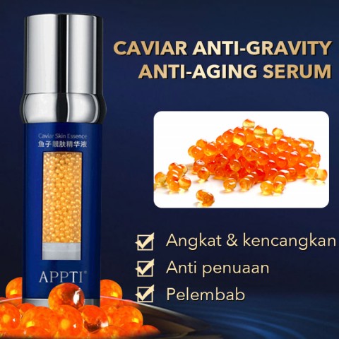 Serum Anti Penuaan Anti Gravitasi Kaviar - Mempromosikan regenerasi kulit