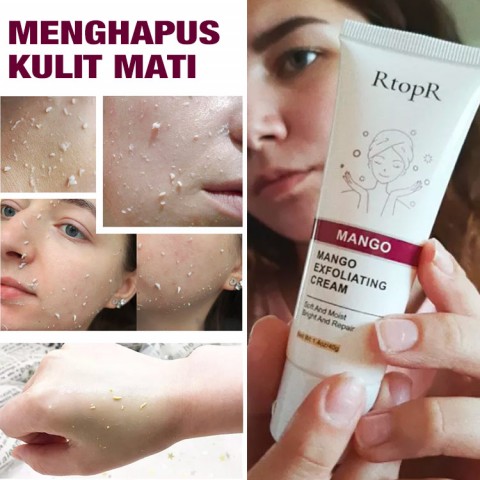 Mango Exfoliating Cream Deep Cleansing Face Exfoliator Scrub - Penghilang Komedo