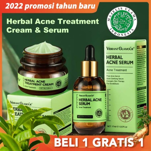 Krim dan Serum Perawatan Jerawat Herbal-Beli 1 Ambil 1