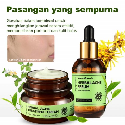 Krim dan Serum Perawatan Jerawat Herbal-Beli 1 Ambil 1