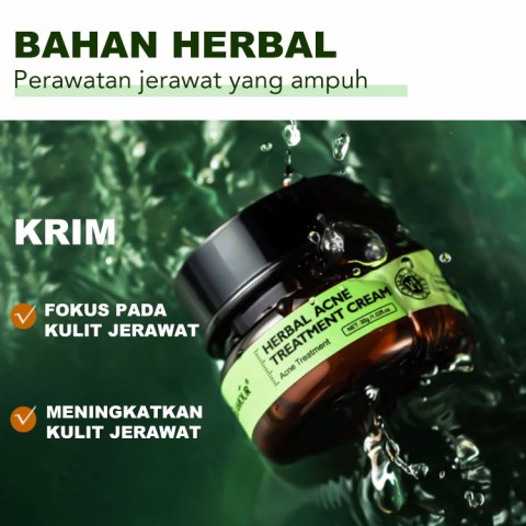 Krim dan Serum Perawatan Jerawat Herbal-Beli 1 Ambil 1