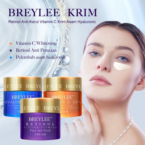 BREYLEE Krim Wajah Retinol Anti Kerut Vi..