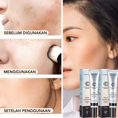 Japan Lasting Concealer Small Silver Tube BB Cream-1 buah hanya Rp228000