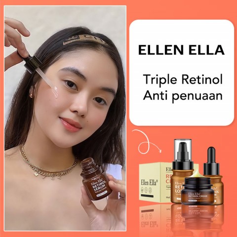 Triple Retinol Morning C Night A Set Perawatan Kulit