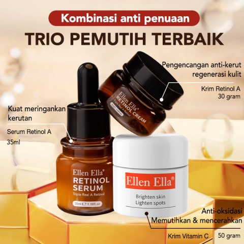 Triple Retinol Morning C Night Set Perawatan Kulit