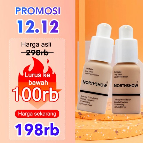 Foundation Cair Matte Sempurna-Beli dua hanya Rp 214.·000 masing-masing