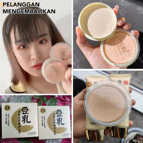 Penyembunyian dan Pengaturan Jepang Susu Bubuk Kedelai dan Set BB Cream