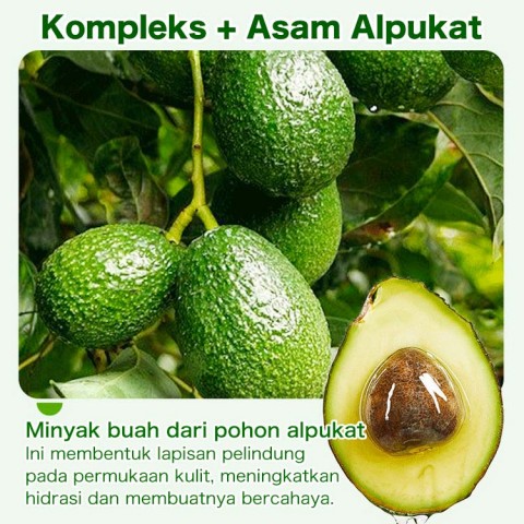 Masker Gelembung Wajah Pembersih Alpukat Asam Kompleks