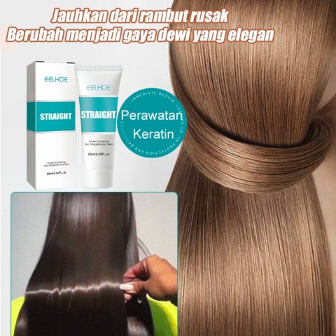 Krim Pelurus Rambut Perawatan Keratin-Gunakan sekali selama 3-6 bulan-TT