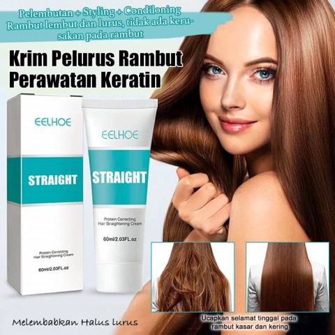 Krim Pelurus Rambut Perawatan Keratin-Gunakan sekali selama 3-6 bulan