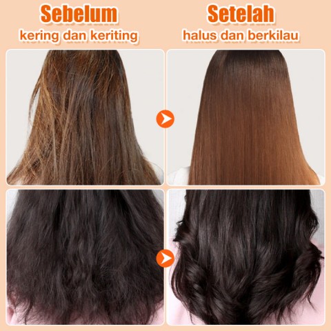 Semprotan minyak esensial perawatan rambut halus dan ringan yang tahan lama