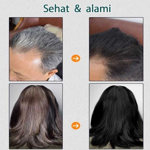Pewarna rambut formula tumbuhan alami-Satu kotak berisi 10 buah